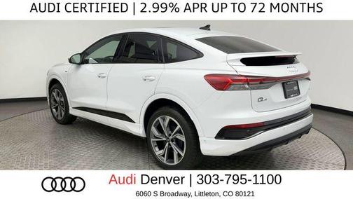 Glacier White Metallic 2023 Audi Q4 e-tron Premium Plus 50 quattro