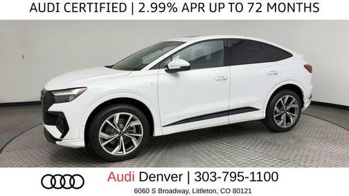 Glacier White Metallic 2023 Audi Q4 e-tron Premium Plus 50 quattro