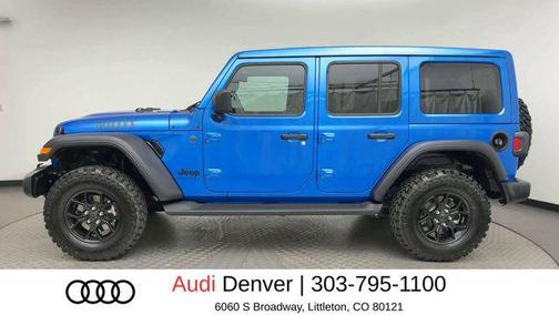 Hydro Blue Pearlcoat 2025 Jeep Wrangler Willys
