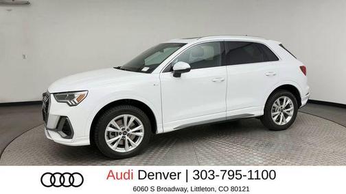 Glacier White Metallic 2022 Audi Q3 45 S line Premium Plus