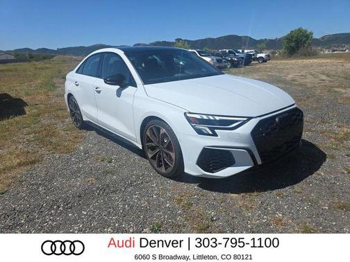 Glacier White Metallic 2023 Audi S3 Premium Plus TFSI quattro S tronic