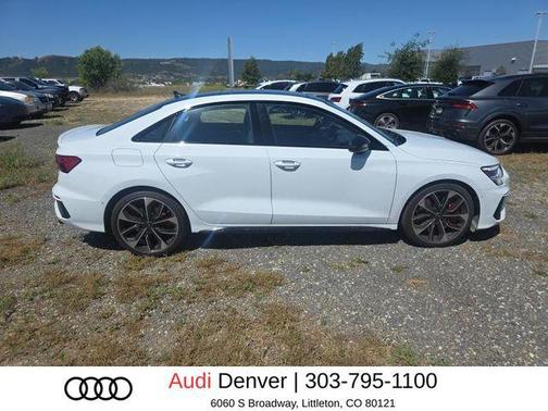 Glacier White Metallic 2023 Audi S3 Premium Plus TFSI quattro S tronic
