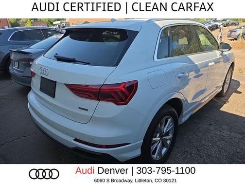 Glacier White Metallic 2024 Audi Q3 45 S line Premium Plus