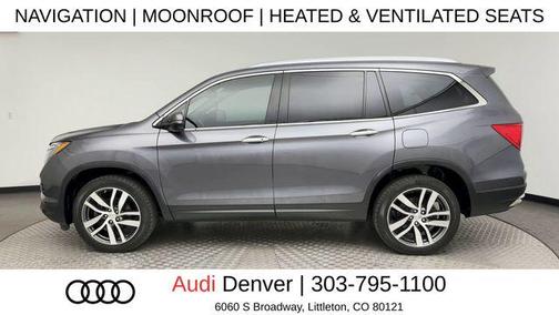 Modern Steel Metallic 2018 Honda Pilot Elite