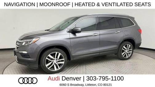 Modern Steel Metallic 2018 Honda Pilot Elite