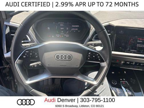 Mythos Black Metallic 2023 Audi Q4 e-tron Premium Plus 50 quattro