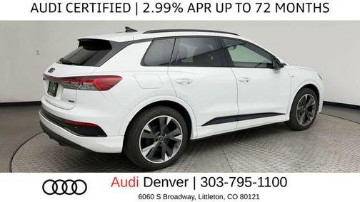 Glacier White Metallic 2025 Audi Q4 e-tron Premium Plus 55 quattro
