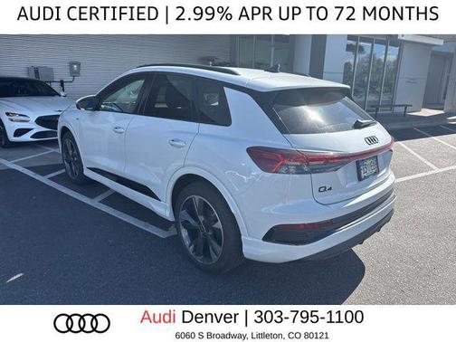 Glacier White Metallic 2025 Audi Q4 e-tron Premium Plus 55 quattro