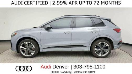 Pebble Gray 2023 Audi Q4 e-tron Prestige 50 quattro