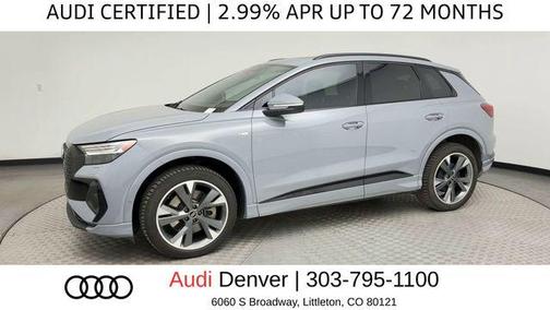 Pebble Gray 2023 Audi Q4 e-tron Prestige 50 quattro