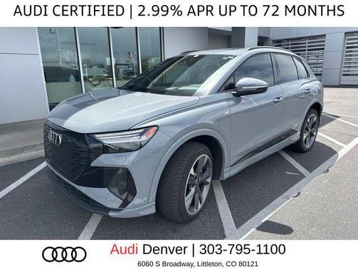 Pebble Gray 2023 Audi Q4 e-tron Prestige 50 quattro