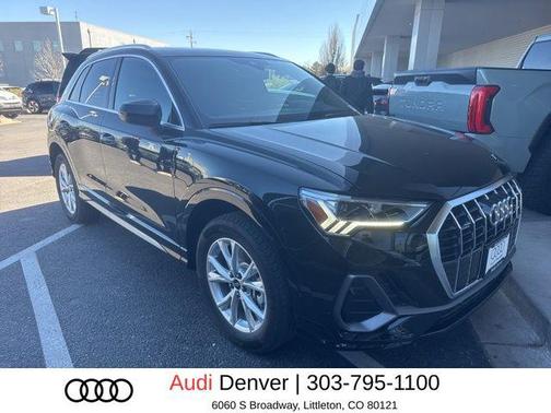 Black Metallic 2025 Audi Q3 Premium 45 TFSI S line quattro Tiptronic