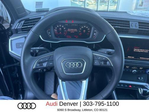 Black Metallic 2025 Audi Q3 Premium 45 TFSI S line quattro Tiptronic