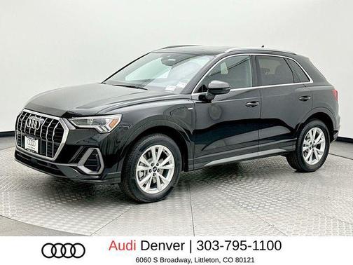 Black Metallic 2025 Audi Q3 Premium 45 TFSI S line quattro Tiptronic