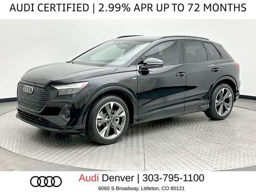 Black Metallic 2024 Audi Q4 e-tron Premium 55 quattro