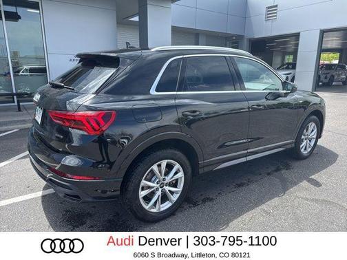 Mythos Black Metallic 2025 Audi Q3 45 S line Premium Plus