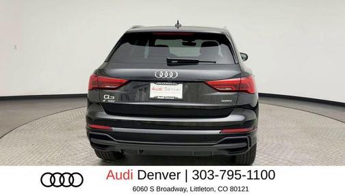 Mythos Black Metallic 2025 Audi Q3 45 S line Premium Plus