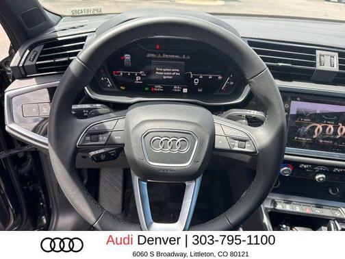 Mythos Black Metallic 2025 Audi Q3 45 S line Premium Plus