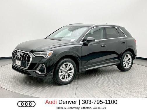Mythos Black Metallic 2025 Audi Q3 45 S line Premium Plus