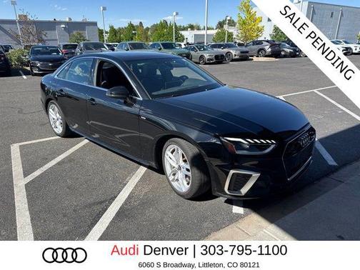 Mythos Black Metallic 2023 Audi A4 45 S line Premium Plus