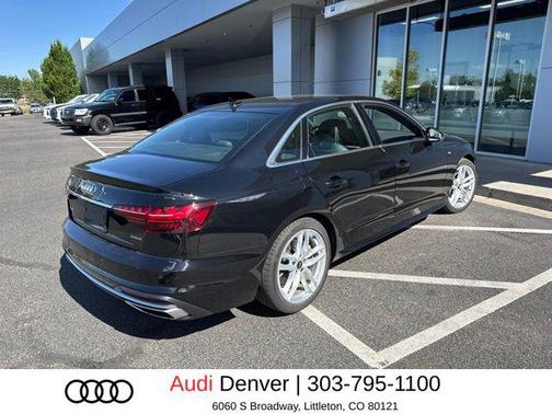 Mythos Black Metallic 2023 Audi A4 45 S line Premium Plus