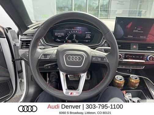 Glacier White Metallic 2023 Audi S5 Premium Plus TFSI quattro Tiptronic