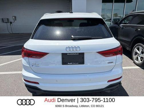Glacier White Metallic 2025 Audi Q3 45 S line Premium Plus