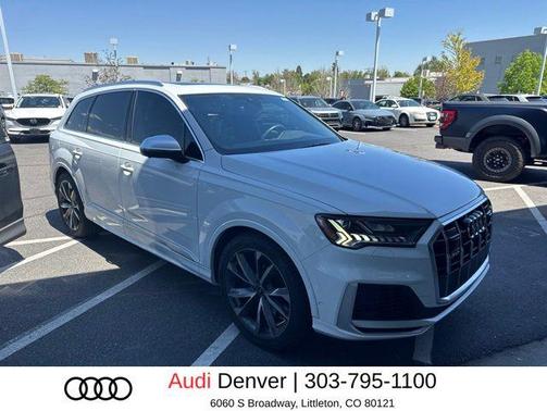 Glacier White Metallic 2023 Audi SQ7 4.0T Premium Plus