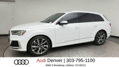 Glacier White Metallic 2023 Audi SQ7 4.0T Premium Plus