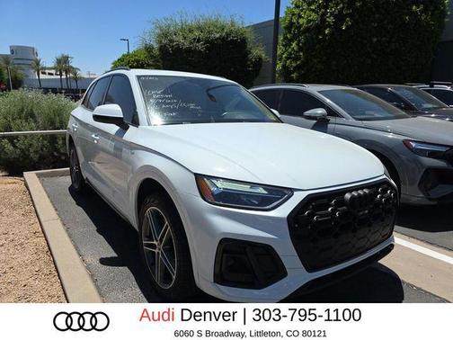 Glacier White Metallic 2023 Audi Q5 e 55 S line Premium Plus