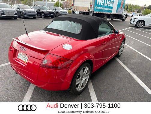 Brilliant Red/Black Roof 2003 Audi TT Roadster
