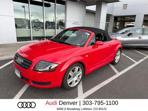Brilliant Red/Black Roof 2003 Audi TT Roadster