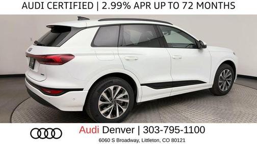 Glacier White Metallic 2025 Audi Q6 e-tron Premium Plus quattro