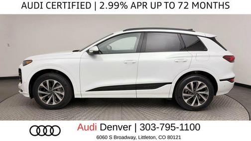 Glacier White Metallic 2025 Audi Q6 e-tron Premium Plus quattro