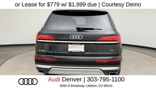 Black Metallic 2025 Audi Q7 55 Premium Plus