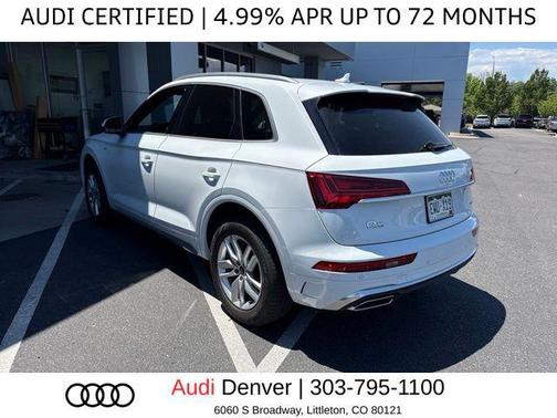 Glacier White 2022 Audi Q5 45 S line Premium
