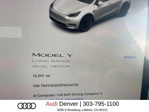 Solid Black 2023 Tesla Model Y Long Range Dual Motor All-Wheel Drive