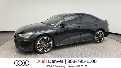 Mythos Black Metallic 2023 Audi S3 Premium Plus TFSI quattro S tronic