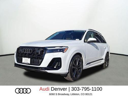 Glacier White Metallic 2026 Audi Q7 55 Premium Plus