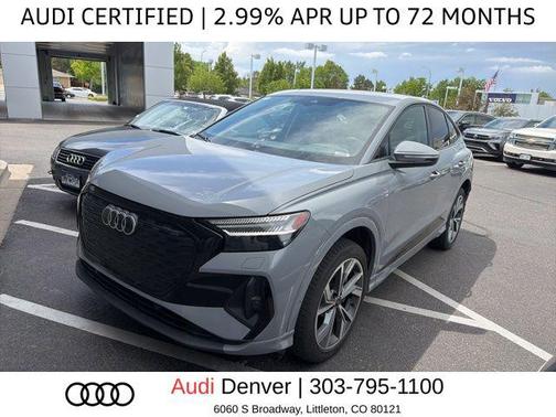 Pebble Gray 2023 Audi Q4 e-tron Prestige 50 quattro