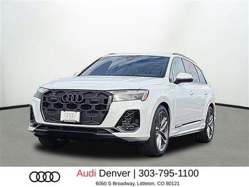Glacier White Metallic 2026 Audi Q7 55 Prestige