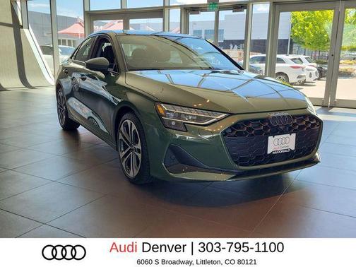 District Green Metallic 2026 Audi A3 Premium