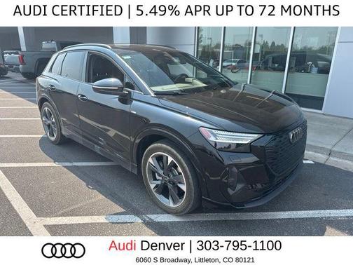 Mythos Black Metallic 2025 Audi Q4 e-tron Prestige
