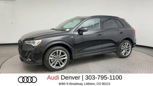 Mythos Black Metallic 2023 Audi Q3 45 S line Premium Plus