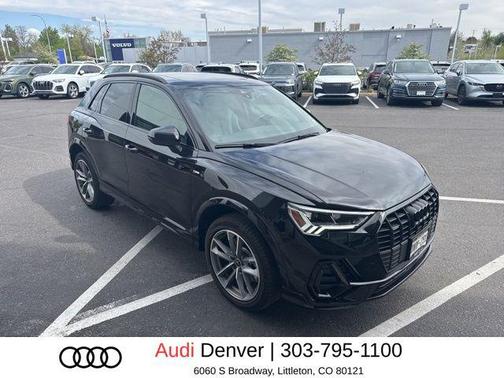 Mythos Black Metallic 2023 Audi Q3 45 S line Premium Plus