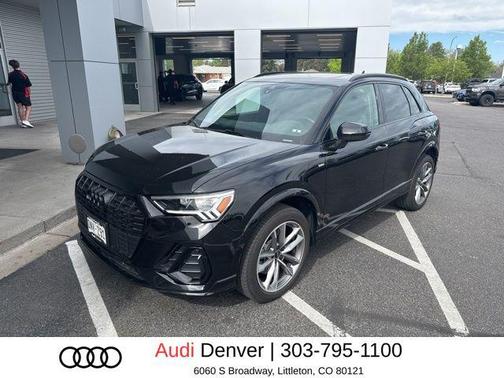 Mythos Black Metallic 2023 Audi Q3 45 S line Premium Plus