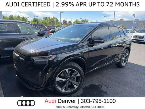 Mythos Black Metallic 2023 Audi Q4 e-tron Prestige 50 quattro