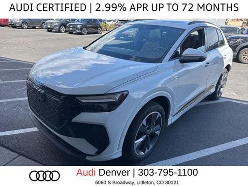 Glacier White Metallic 2024 Audi Q4 e-tron Premium Plus 50 quattro