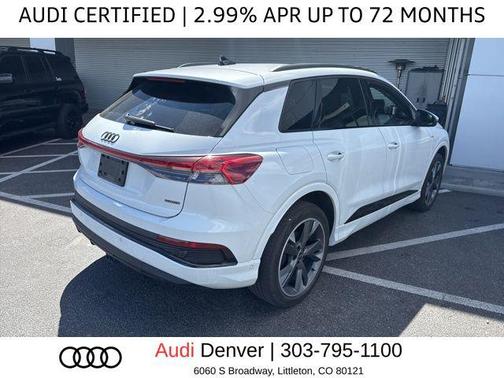 Glacier White Metallic 2024 Audi Q4 e-tron Premium Plus 50 quattro
