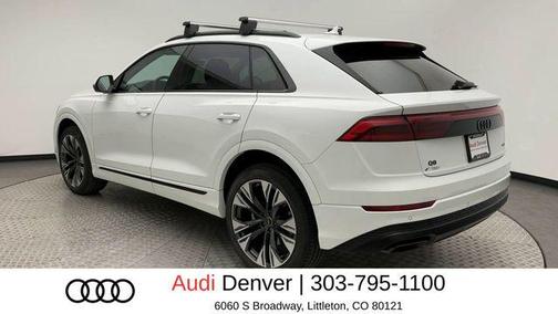 Carrara White 2025 Audi Q8 55 Premium